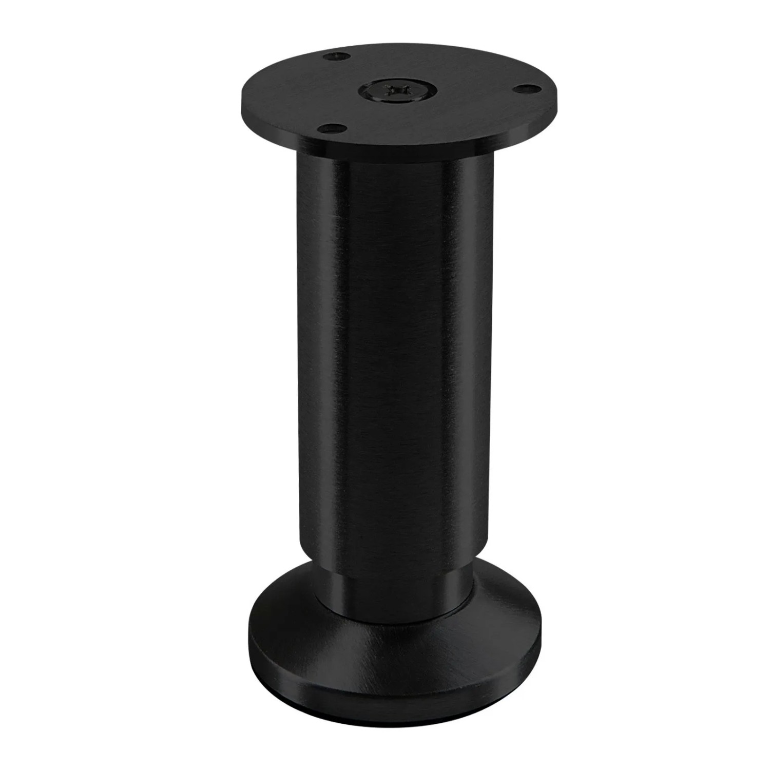 SOTECH Möbelfuß ALPHA Schwarz Eloxiert Höhe 120 mm