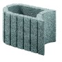 Grauer Kann Pflanzstein Mini Plus, 35x20x20 cm, für Garten- und Landschaftsbau.