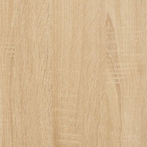 Detailaufnahme der Sonoma-Eiche Holzoberfläche des vidaXL Konsolentischs.