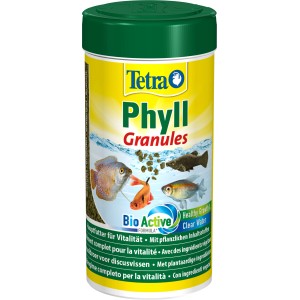 Tetra Phyll Granules 250ml, Fischfutter-Granulat für Zierfische.