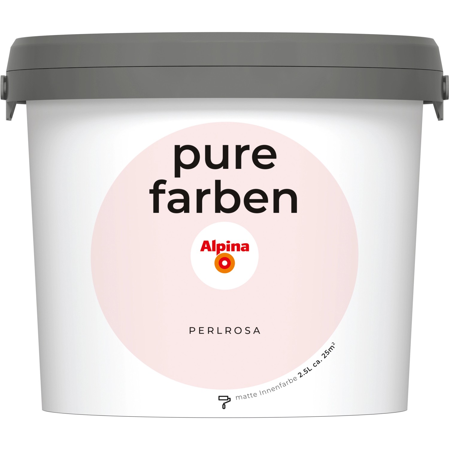 Alpina Wandfarbe Pure Farben Perlrosa 2,5 l
