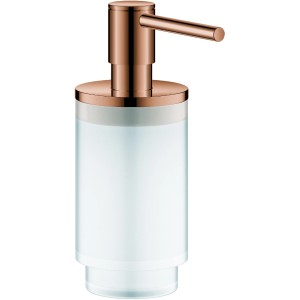 Grohe Seifenspender Selection Warm Sunset aus Glas/Metall, 160ml Füllmenge.