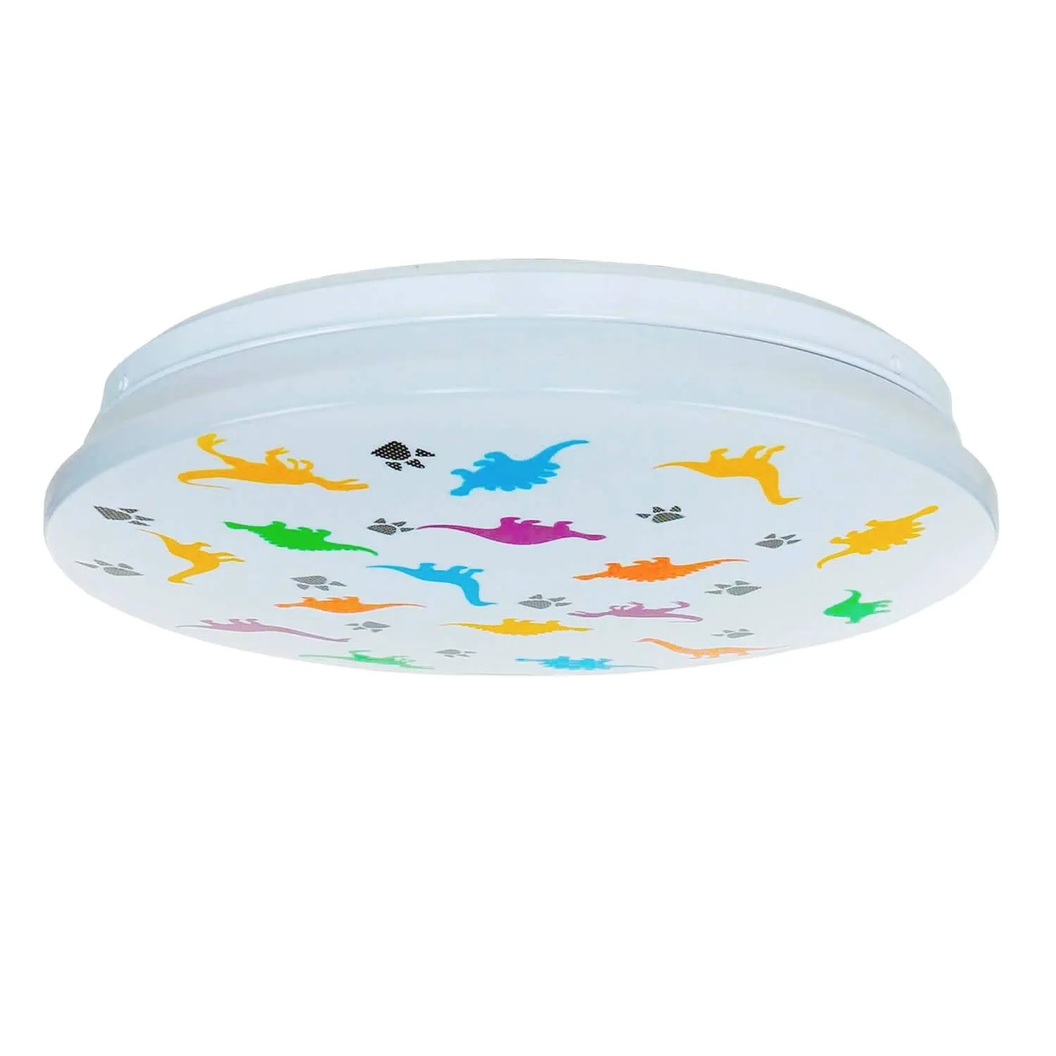 Licht-Erlebnisse LED Deckenleuchte Kinderzimmer Metall IP44 4000 K 1300 Lm Rund Ø 33,5 cm