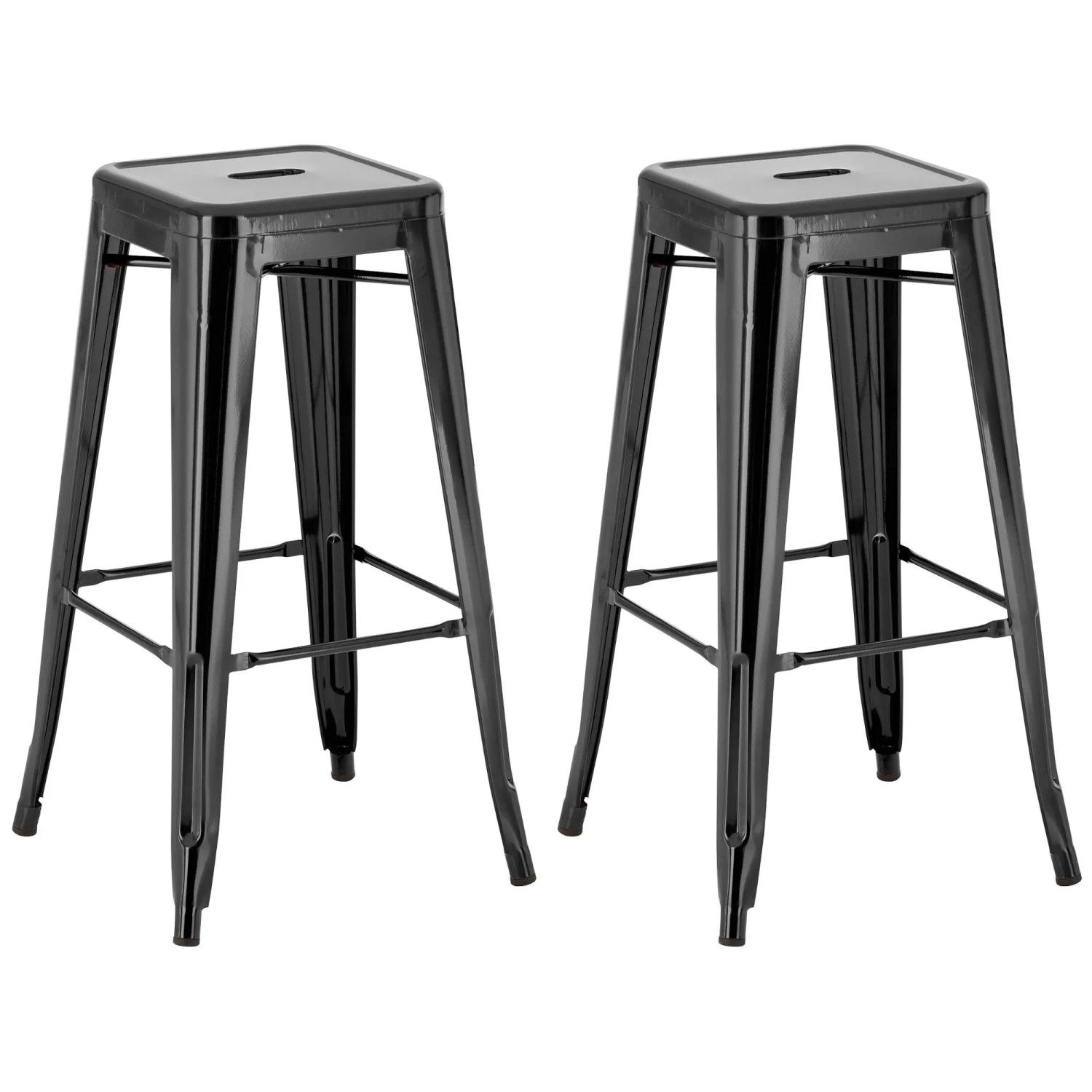 CLP 2er Set Barhocker Joshua Schwarz