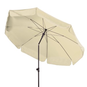 Doppler Balkonschirm Sunline, Ø 200 cm, Natur, mit Knickfunktion. Sonnenschutz für Balkon und Garten.