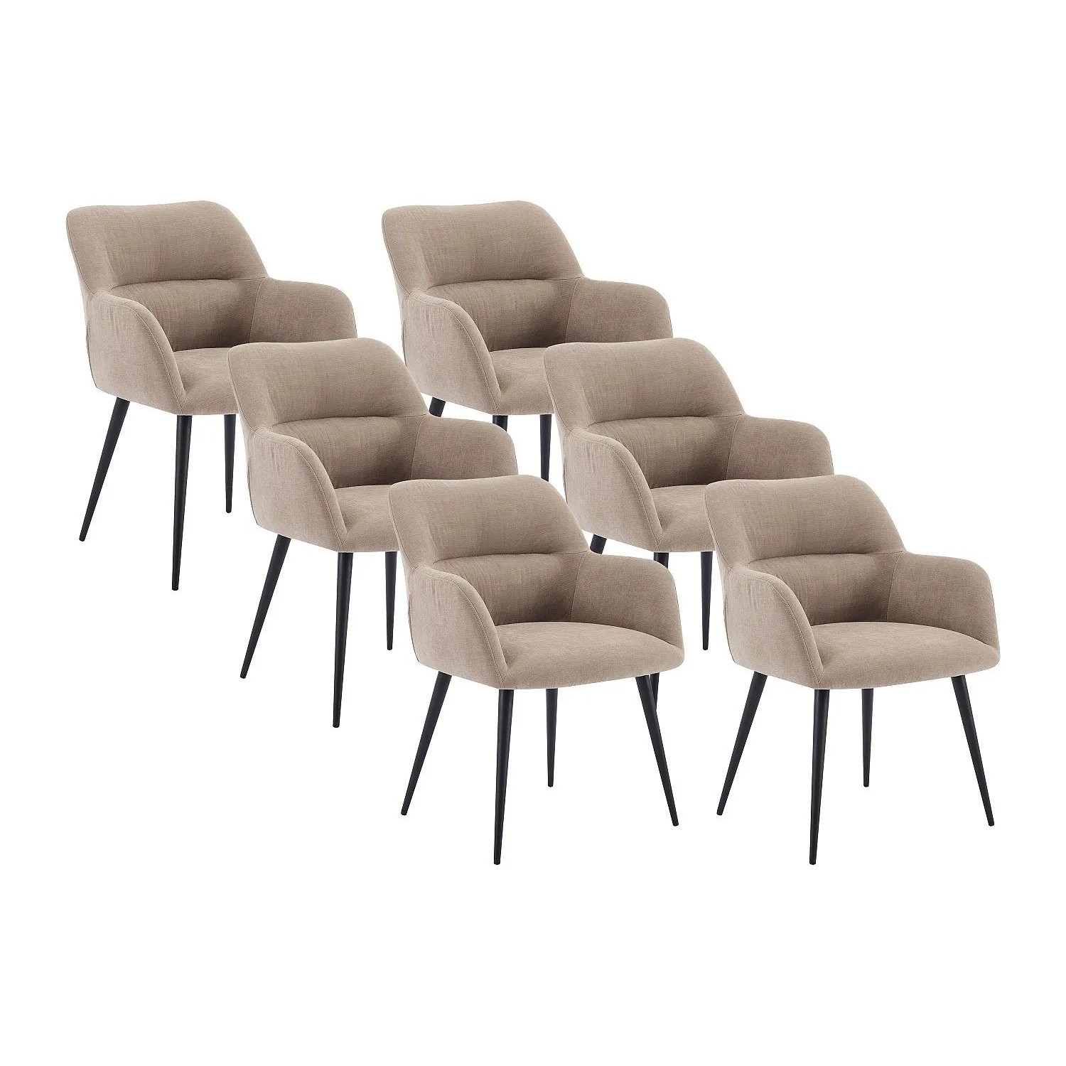 Vente-unique Stuhl Heka Beige 59.5 cm
