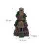 Relaxdays Aquarium Dekotempel Polyresin Grau Ungiftig 26 cm x 15,5 cm x 13 cm 0,7 kg_4
