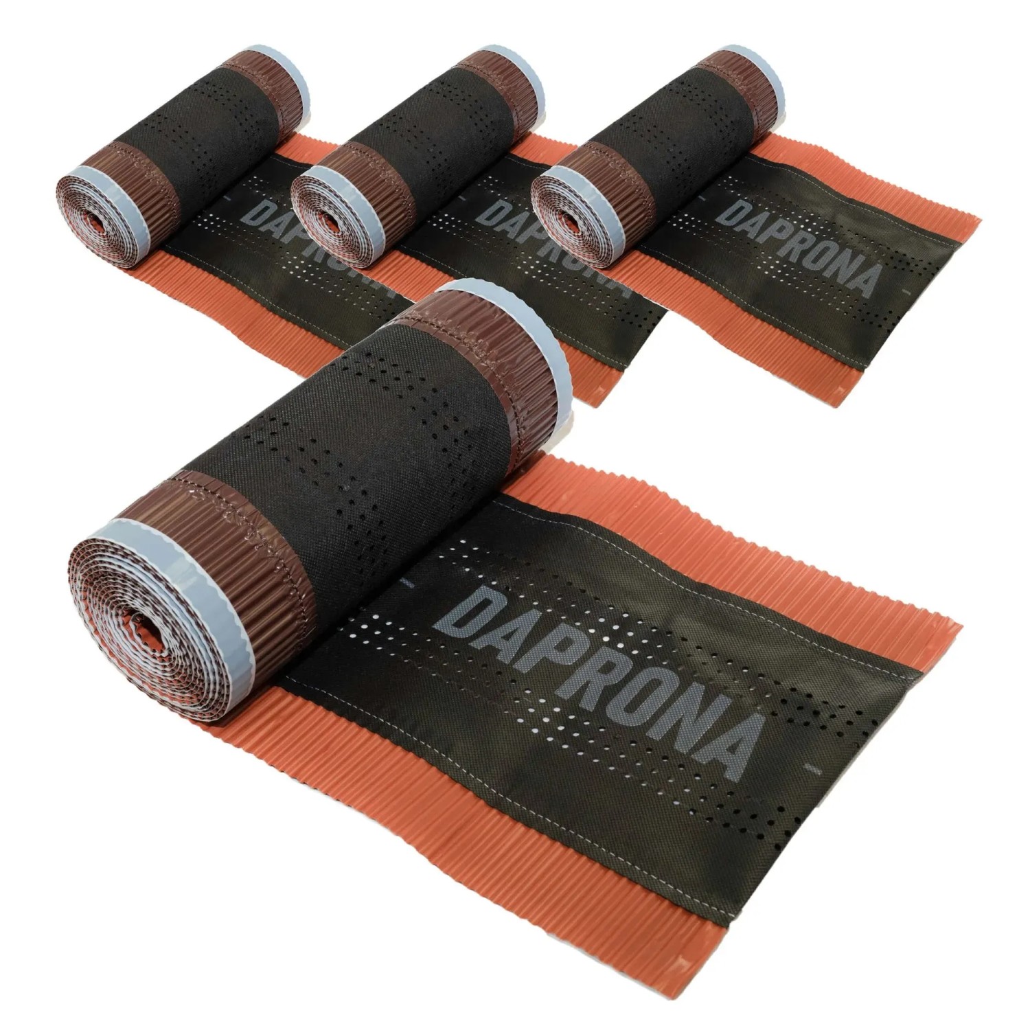 Daprona Firstrolle Alu Super Vent 4x 5m x 230mm Rot Abdichtung Dachfirst