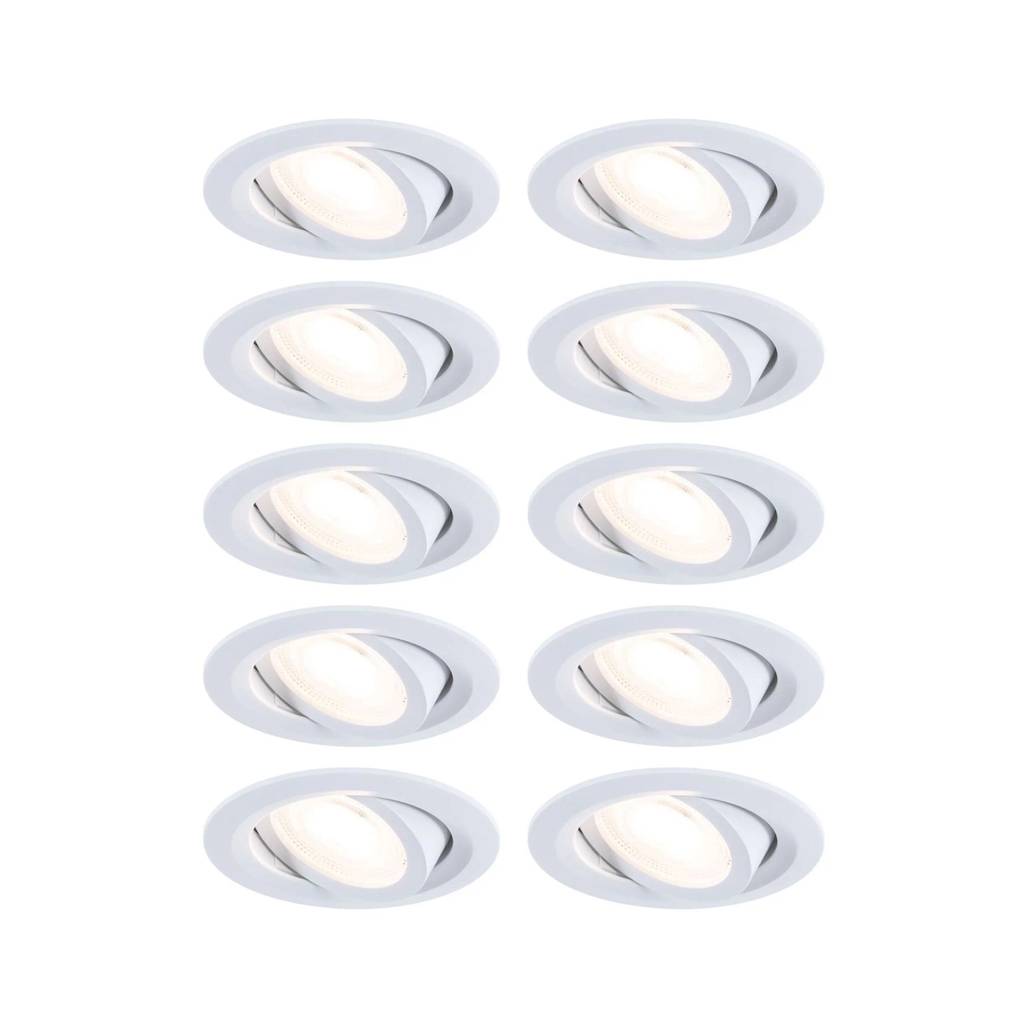 Paulmann LED EBL FixedLED 10er-Set 10x460,m 10x4,8 W 3000 K Weiß