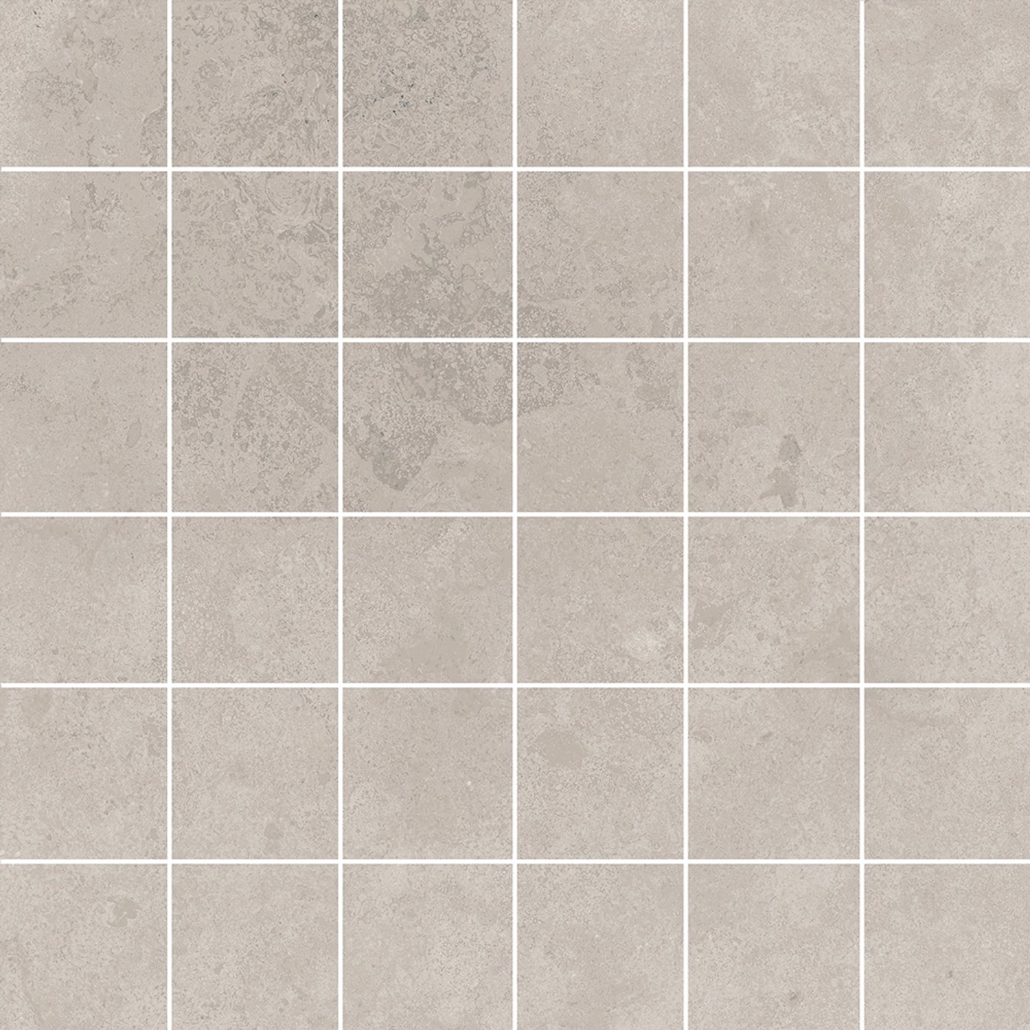 Feinsteinzeug Mosaik Massa Grigio Glasiert Matt Rektifiziert 30 x 30 cm
