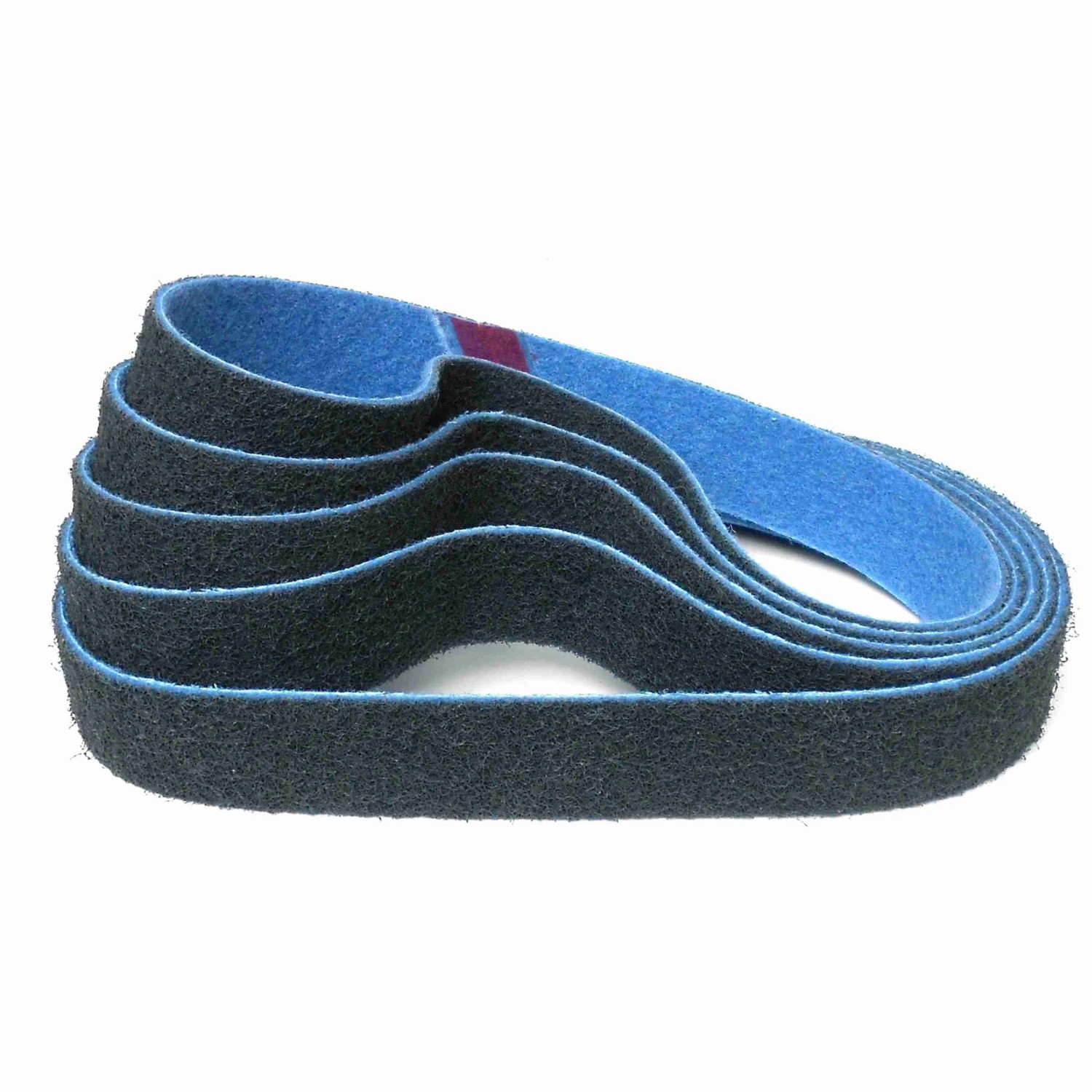 Score-Abrasives Schleifband Vlies 40x760 mm Körnung Sehr Fein in Blau 5 Stück