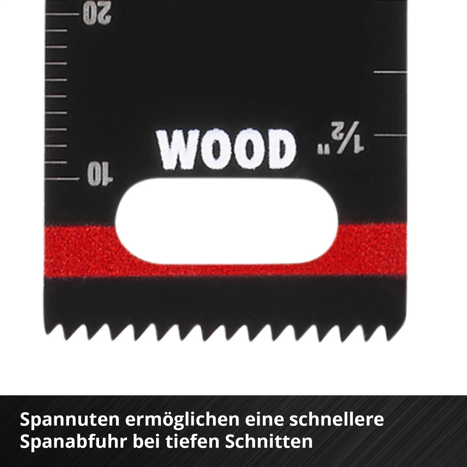 Einhell Tauchsägeblatt HCS, 22mm, für Holz. Zubehör für Multifunktionswerkzeuge.