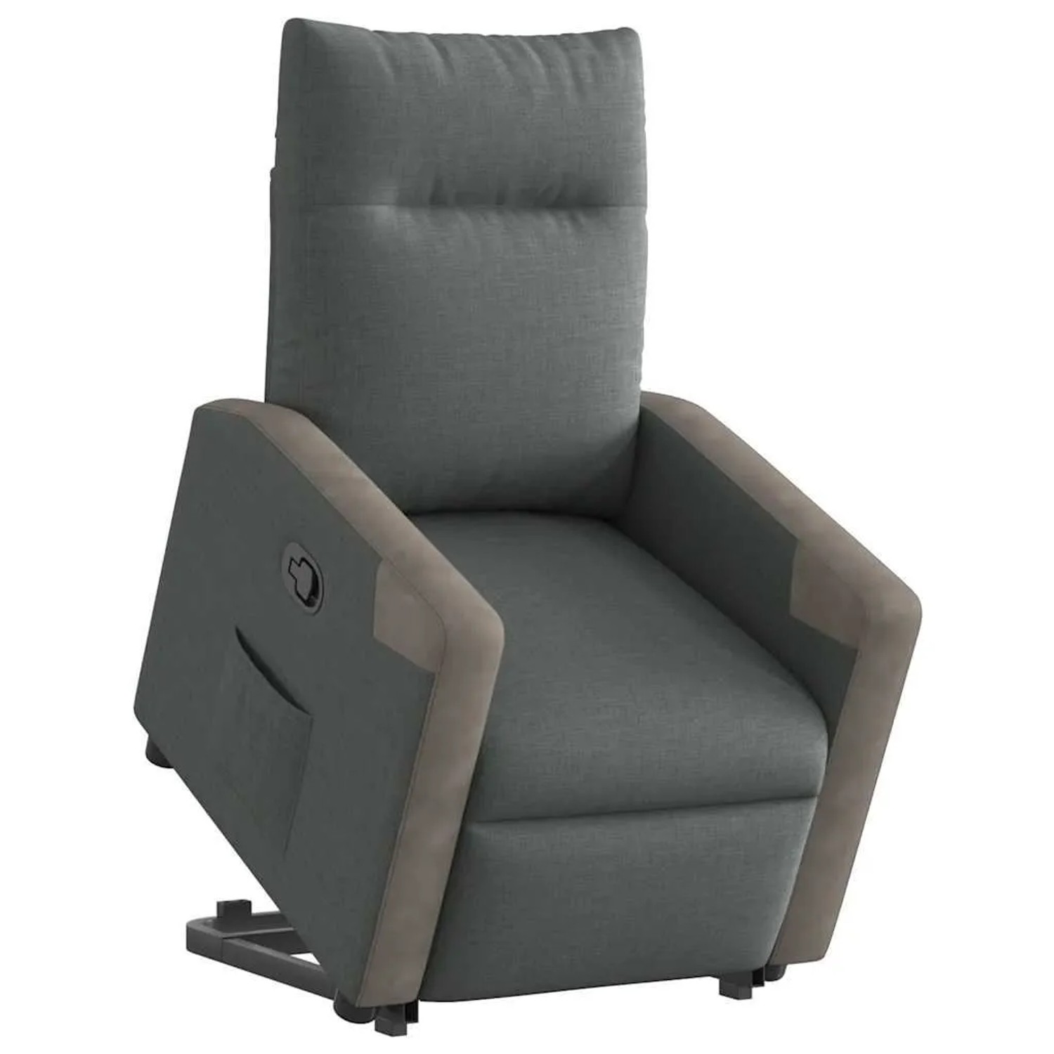 vidaXL Relaxsessel mit Aufstehhilfe Dunkelgrau Stoff 3324091 günstig online kaufen