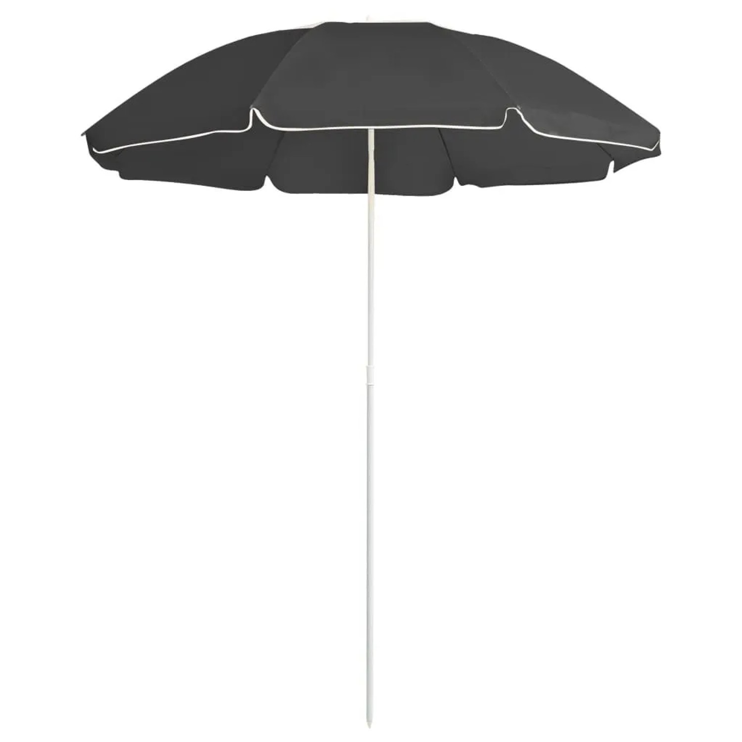Furnicato Sonnenschirm Mit Stahlmast Anthrazit 180 Cm