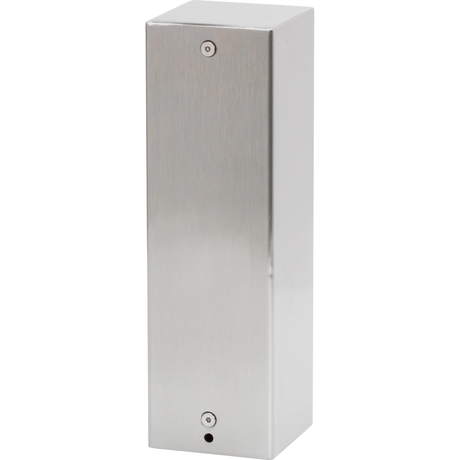 2-fach Steckdosensäule IP44 in Silber für den Außenbereich.