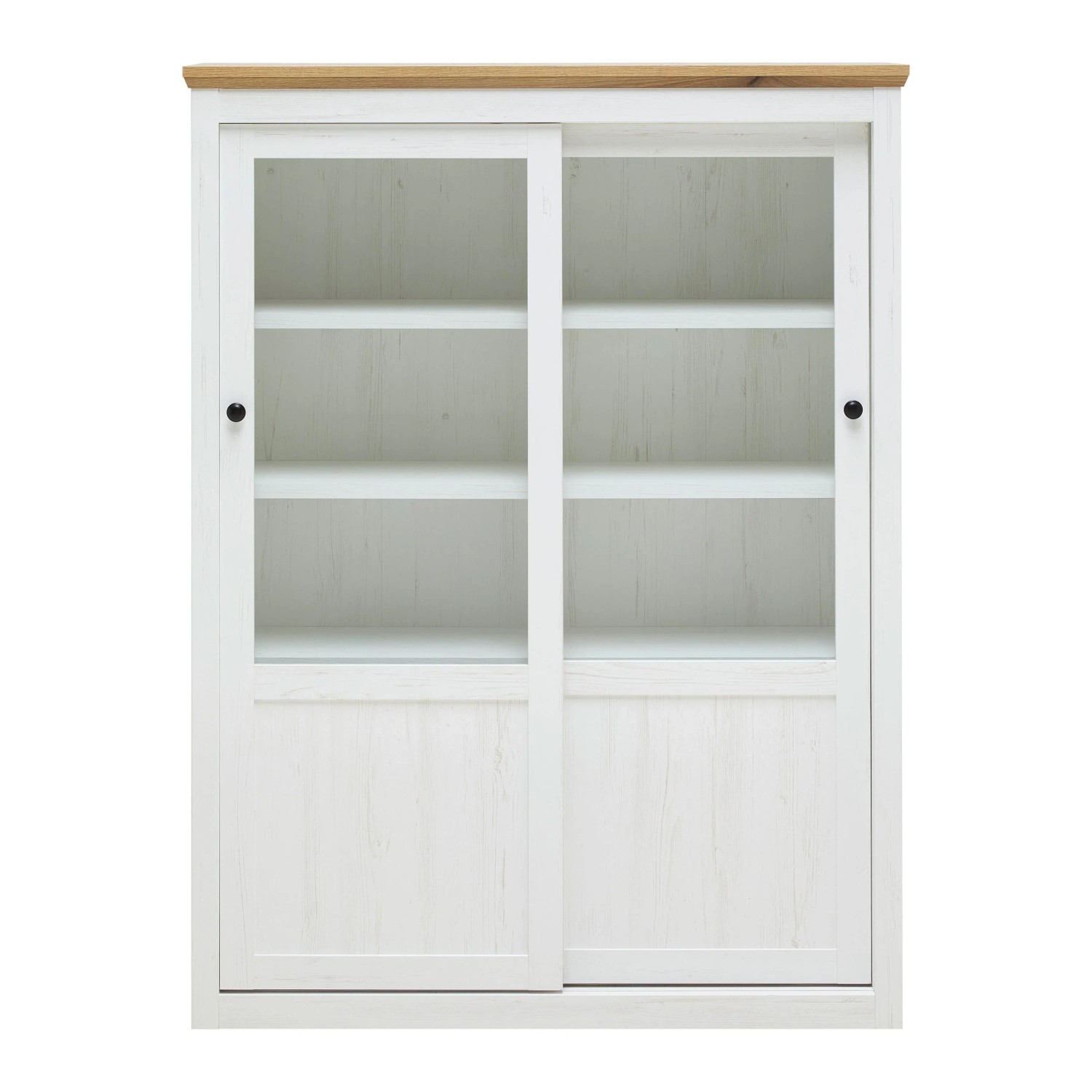 Mömax Highboard Korsika Eichefarben/Weiß