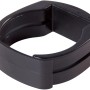 Schwarzes Alberts Fix-Clip Pro Befestigungs-Set für 60 mm Zaunpfosten.