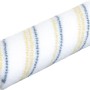 LUX PRO Farbwalze, Ø 7 cm x 18 cm, für Lacke, blau-gelb gestreift.