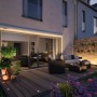 Paulmann Plug & Shine Bodeneinbaustrahler Floor Eco im Garten, warmweißes Licht.