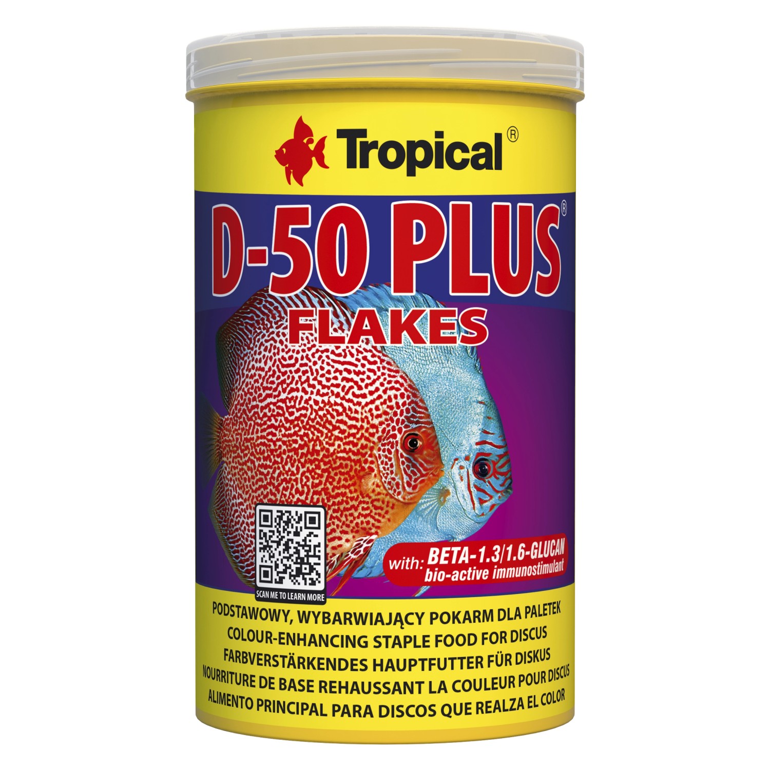 Tropical Flockenfutter D-50 Plus 1.000 ml