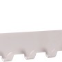 Siro Türgarderobe mit 4 Haken, Metall Nickel Matt, Länge 255 mm.