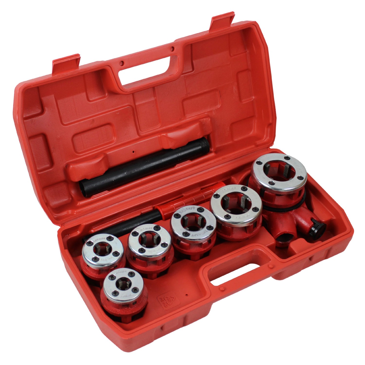 TRUTZHOLM Gewindeschneidkluppensatz  9 Teile Satz Für Rohre Von 1/4" Bis 1 1/4"_2