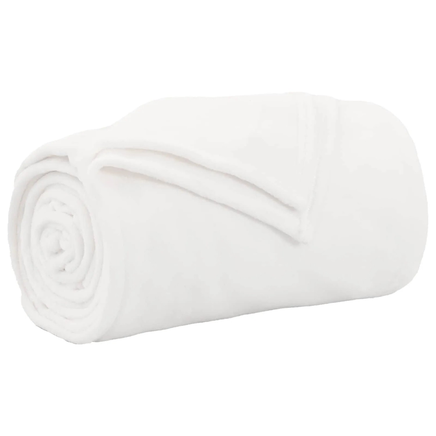 vidaXL Überwurfdecke Weiß 220 x 240 cm Fleece 42016783