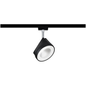 Paulmann URail LED-Spot Arena, 15W, schwarz matt/chrom, 4000K, dimmbar für Schienensysteme.