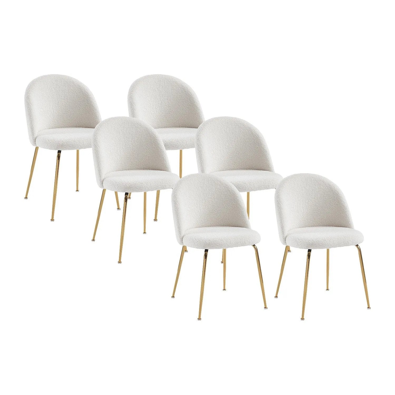 Vente-unique Stuhl Melbourne Weiß 50 cm