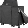 Schwarze Jamestown Grill-Abdeckhaube für 2-Brenner Gasgrill Knox mit/ohne Unterschrank.