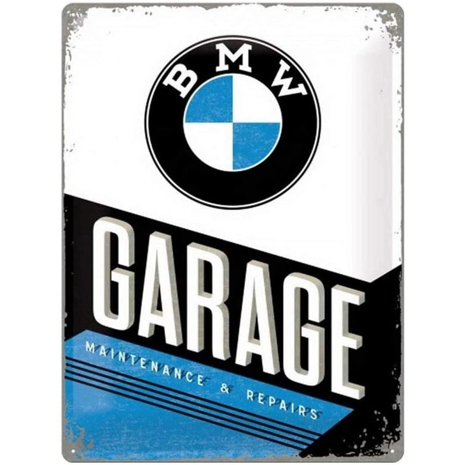 Nostalgic-Art Blechschild 30 x 40 cm - BMW - BMW Garage günstig online kaufen