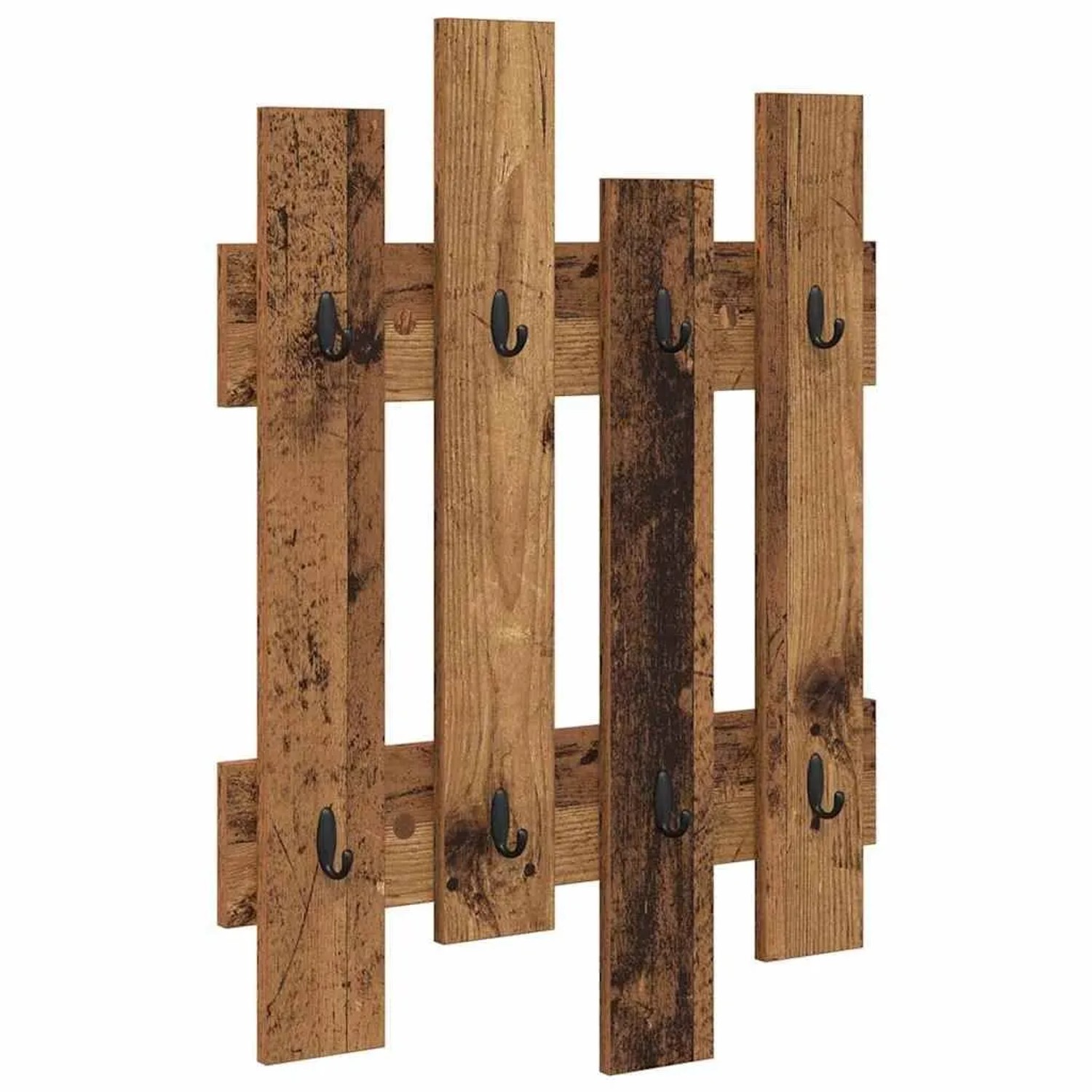 vidaXL Wandmontierter nachttisch Altholz 60 x 3 x 82 cm Holzwerkstoff 874481