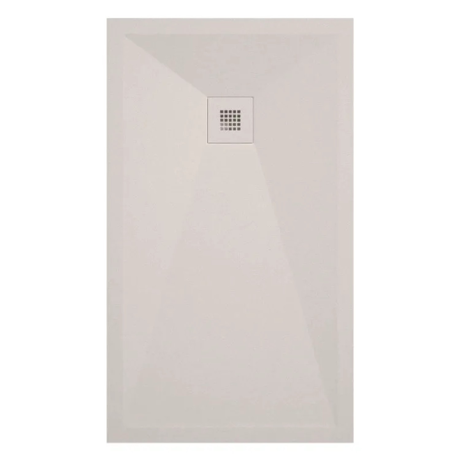 Mirlo Mineralguss Duschwanne Extra Flach Onda  Sand 100x170cm