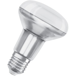 Osram LED Reflektorlampe E27, 9,1W, warmweiß, für Wohnräume.