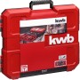 Roter kwb Werkzeugkoffer, 125-teilig, mit Werkzeug-Set für Heimwerker.