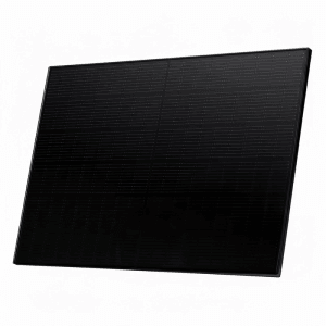 Schwarzes SUNNIVA Solarmodul, 500W, bifazial, Glas/Glas für Balkonkraftwerk oder Solaranlage.