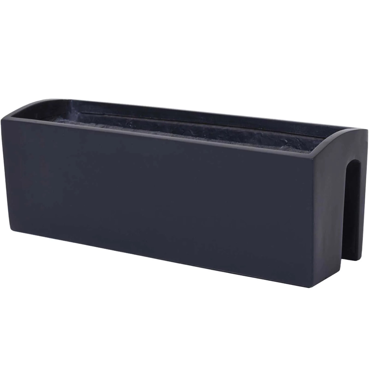 Vivanno Blumenkasten Balkona Classic 60 cm x 19 cm x 22 cm Anthrazit