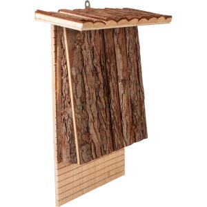 Gardigo Fledermauskasten aus Holz, Detailansicht. Schlafplatz und Überwinterung für Fledermäuse.