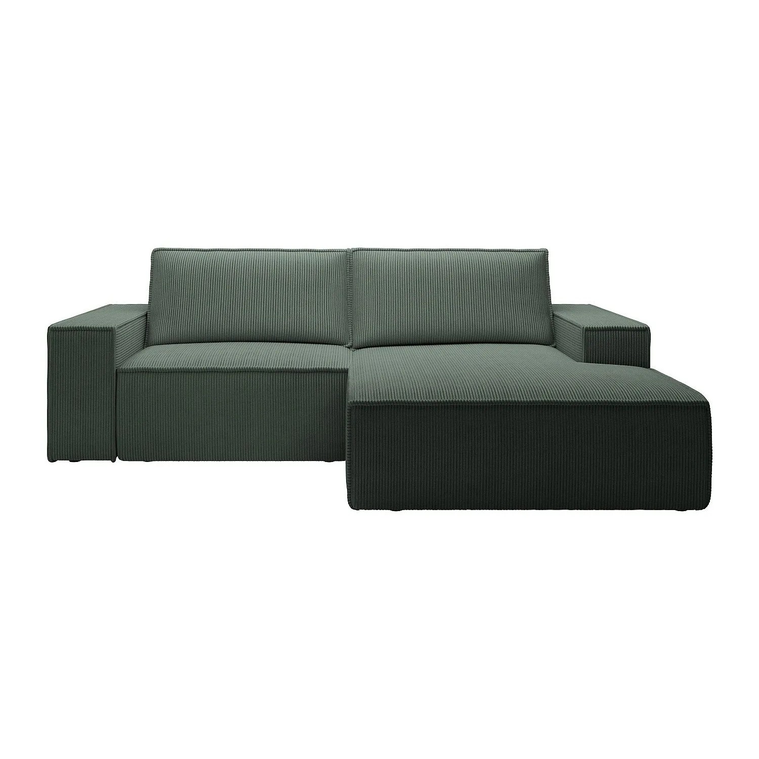 Vente-unique Schlafsofa Amelia Tannengrün 240 cm