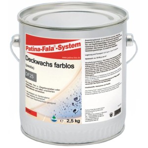 Dose Patina Deckwachs farblos für Fliesen und Naturstein.