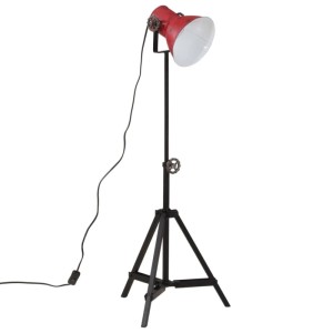 vidaXL Stehleuchte 25 W Rot 35x35x65/95 cm E27 371875
