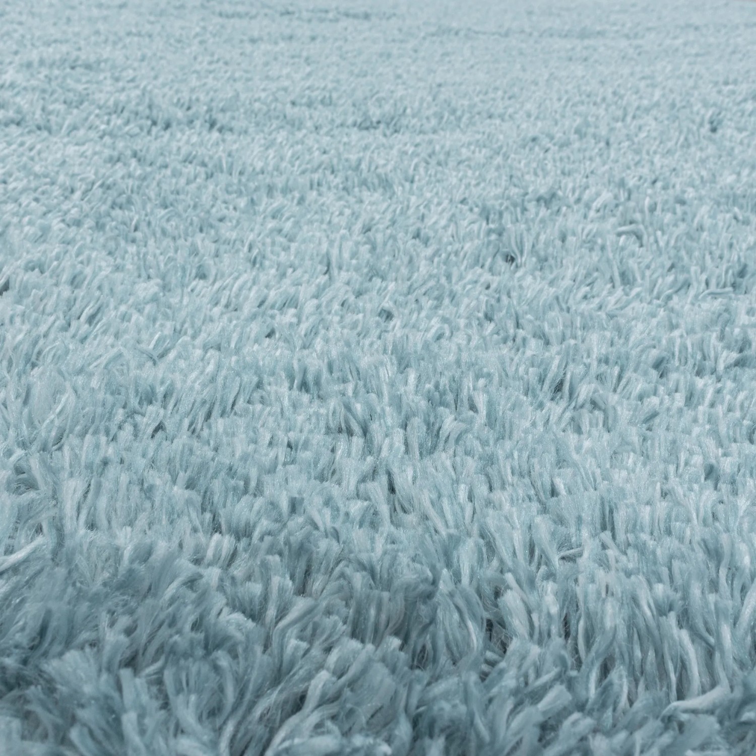 Blauer Ayyildiz Hochflorteppich Fluffy, 140x200 cm. Weicher Shaggy Teppich.