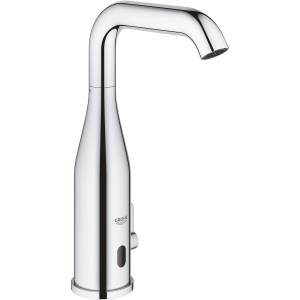 Grohe Essence E Infrarot Waschtischarmatur in Chrom, elektronische Waschbeckenarmatur.