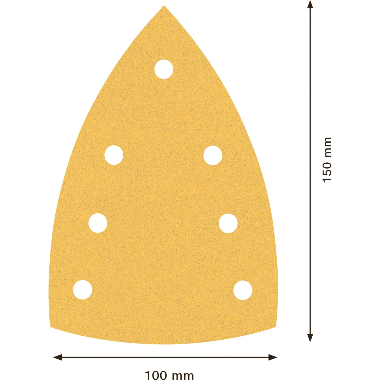 Bosch Expert Schleifblatt C470, 100x150mm, K120, 10er-Pack für Exzenterschleifer.