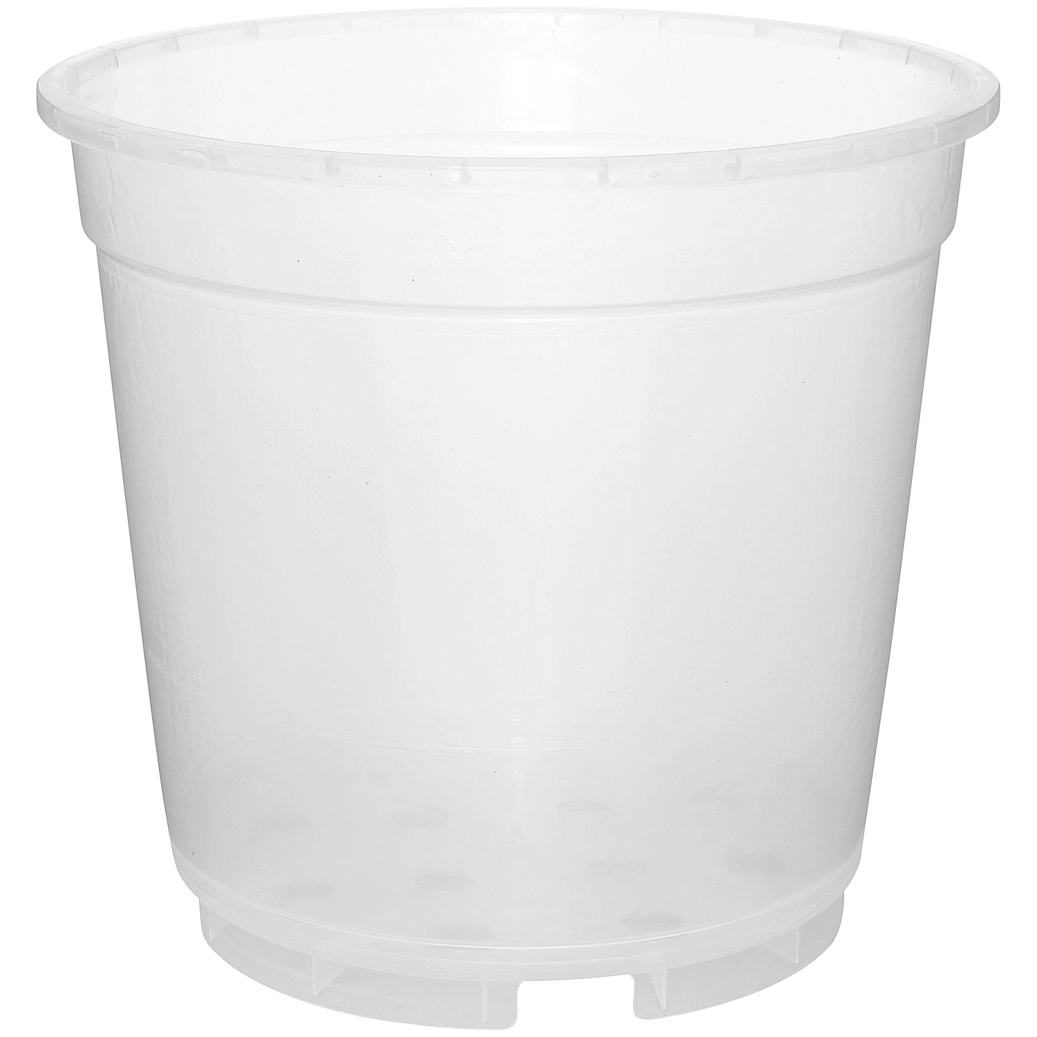 Geli Orchideentopf 15 Cm, 1,7 Liter, 10er Set Transparent – Klare Kunststofftöpfe Aus PP Für Orchideen & Zimmerpflanzen