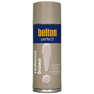 belton Buntlack Perfect Cashmere Brown seidenmatt, 400ml Dose.