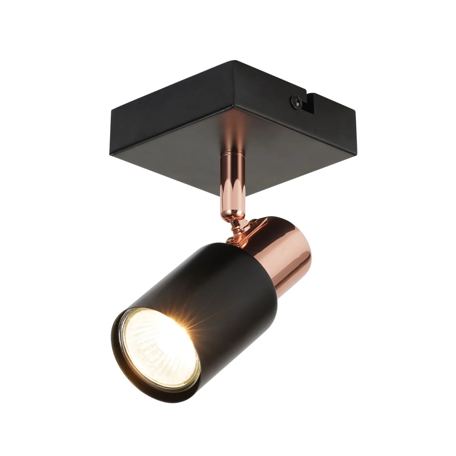 NETTLIFE Deckenstrahler aus Metall L9 Schwarz