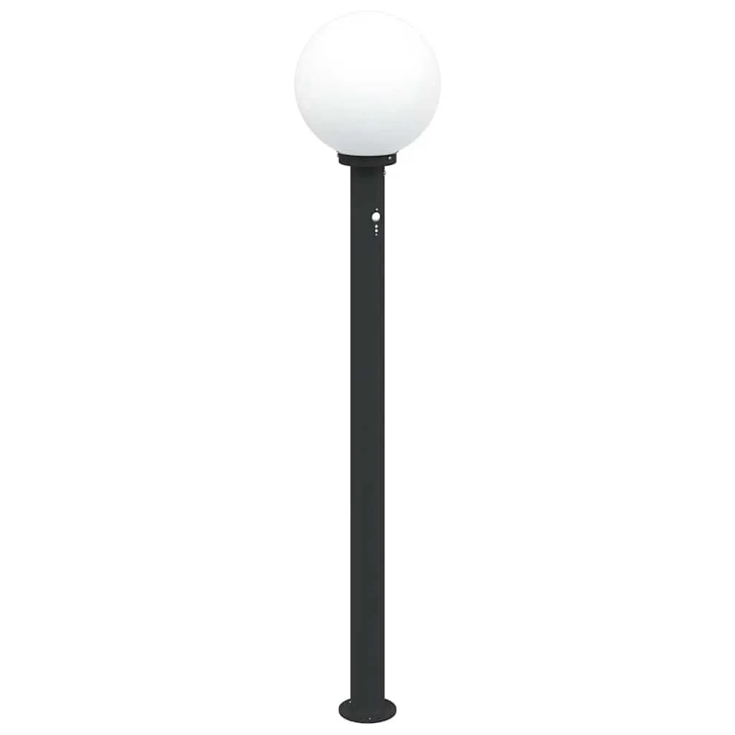 vidaXL Pollerleuchte mit Sensor 120 cm Schwarz IP44 4006117