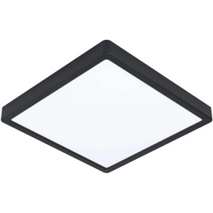 Quadratische Eglo LED-Außenleuchte Argolis-Z in Weiß und Schwarz, 28,5 cm.