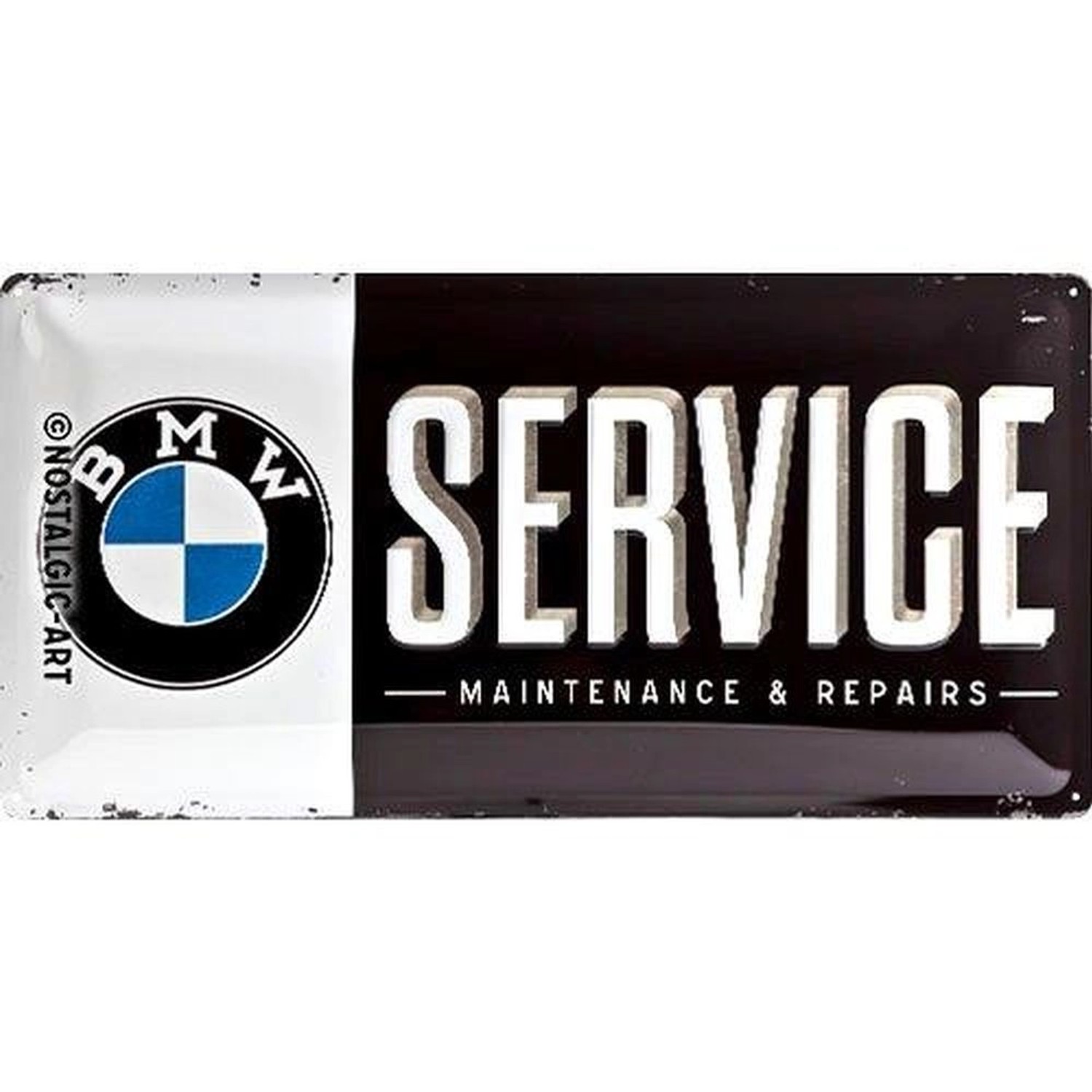 Nostalgic-Art Blechschild 25 x 50cm - BMW - BMW Service günstig online kaufen